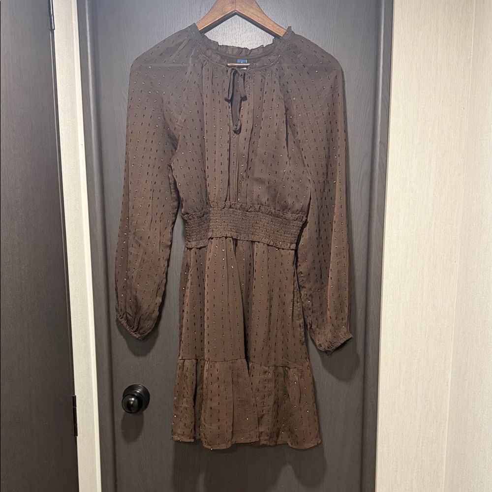 Old Navy Brown Midi Dress